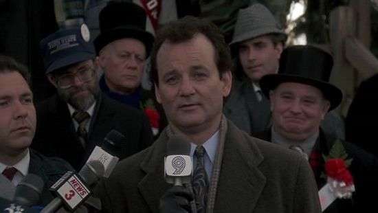 В день сурка один из телеканалов покажет фильм «День сурка» 12 раз подряд