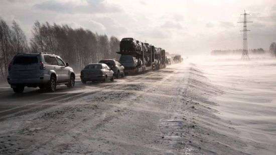 В 6 областях Украины ограничено движение автотранспорта