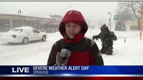 Американский телеканал случайно заснял «Йетти» (видео)