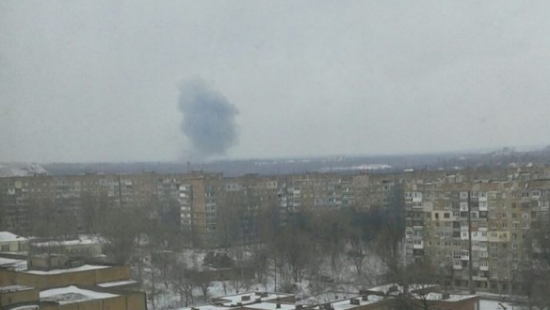 В Донецке прогремел взрыв в районе завода, где сепаратисты изготавливают взрывчатку