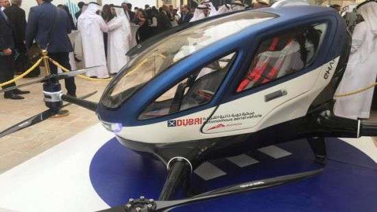 В Дубае запустят перевозки на беспилотниках