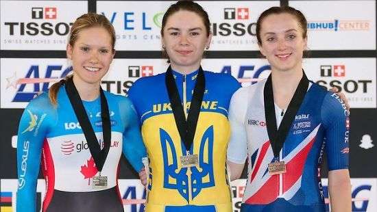 Украинские велосипедисты завоевали две медали на этапе Кубка мира