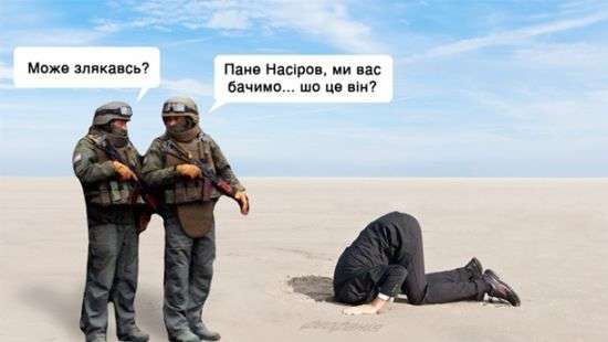 Социальные сети потроллили задержание Насирова ФОТОжабами