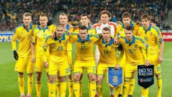 Сборная Украины опустилась в рейтинге ФИФА