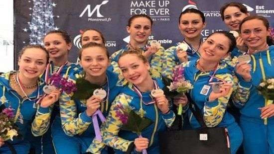 Украинские синхронистки выиграли три медали в Париже
