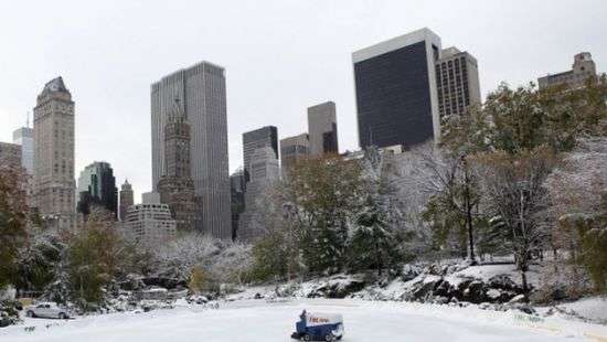 На Нью-Йорк надвигается снежная буря