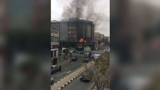 На Кипре взорвался шестиэтажный  бизнес-центр (видео)