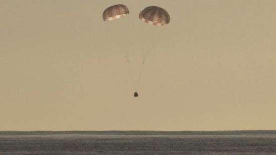 Многоразовый космический грузовик Dragon доставил груз с МКС на Землю