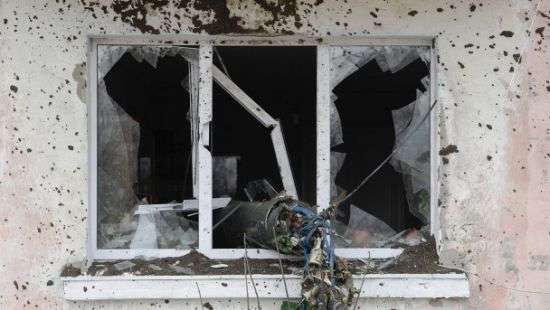 Жители Балаклеи находят у своих домов неразорвавшиеся боеприпасы