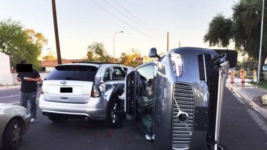 Очевидцы ДТП с робомобилем Uber винят автопилотируемый робомобиль