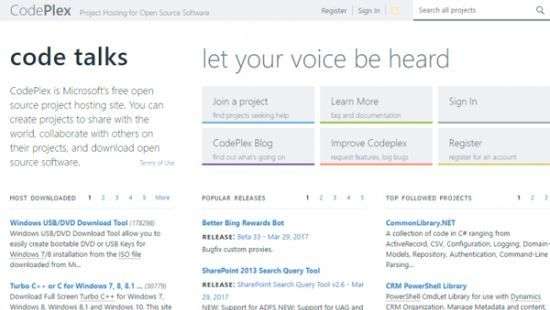 Microsoft закроет CodePlex