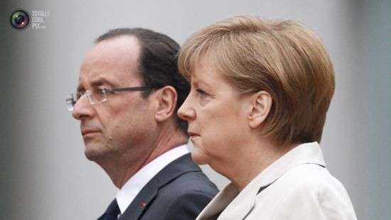 Олланд и Меркель считают, что Асад сам виноват в том, что его бомбят