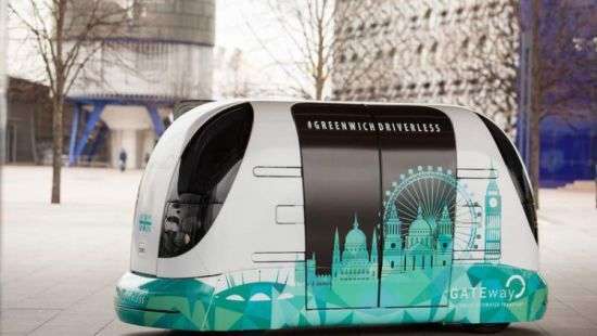 В Лондоне начали курсировать микроавтобусы с автопилотом