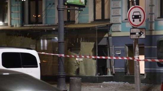 В центре Киева ночью взорвалась бомба (видео)
