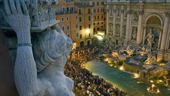 Римский фонтан «заработал» за год 1,4 млн. евро