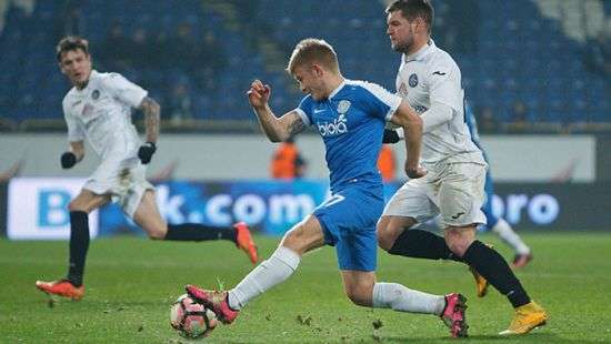 Футболист «Днепра» получил трехматчевую дисквалификацию