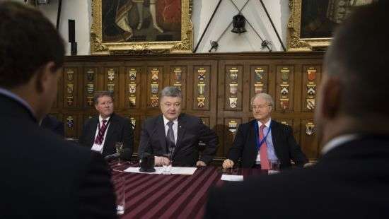 Порошенко встретился с представителями британских бизнес-кругов