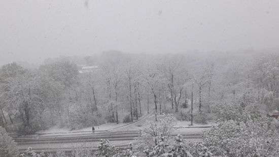 Снегопад обрушился на Молдавию