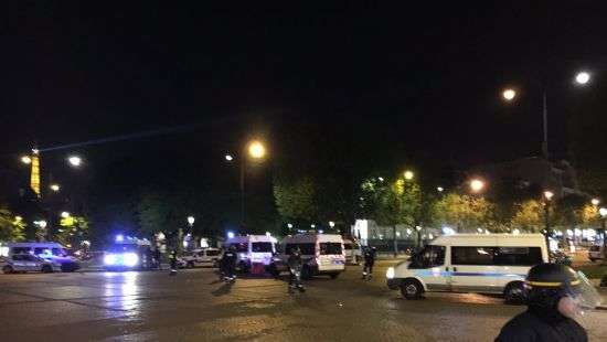 Обнародовано видео с места стрельбы в центре Парижа