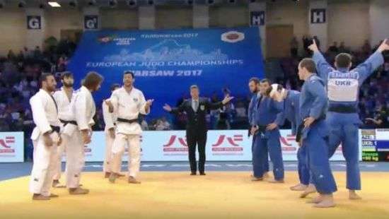 Сборная Украины победила Азербайджан на ЧЕ по дзюдо
