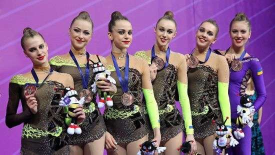 Украинские гимнастки завоевали медали этапа Кубка мира