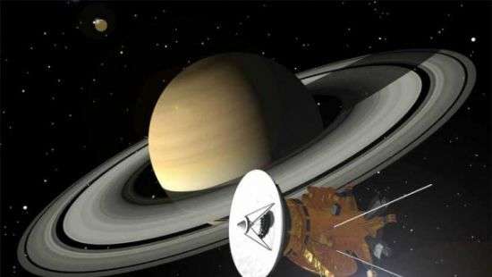 Стало известно, что увидел зонд Cassini в кольцах Сатурна