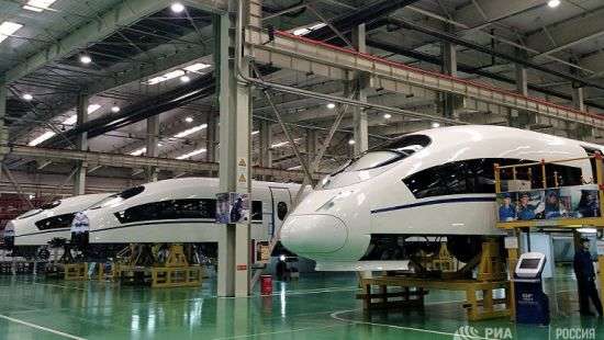 В Китае начали проектировать поезд со скоростью движения 400 км/ч