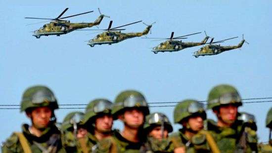 Российские военные провели в Крыму учения