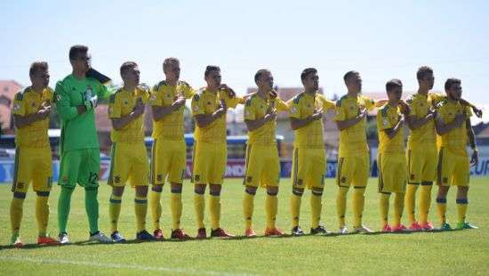 Сборная Украины проиграла первый матч Евро-2017