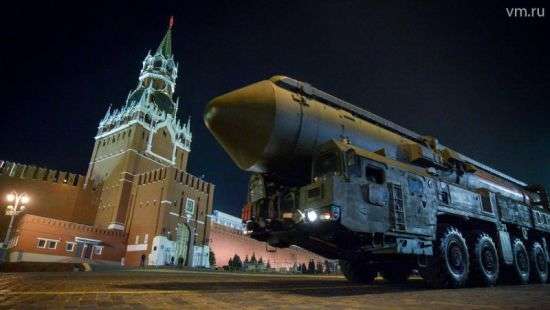 В Москве на Красной площади отрабатывали Парад Победы