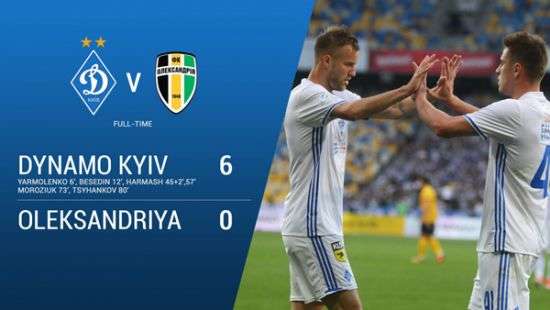 «Динамо» уничтожило «Александрию»