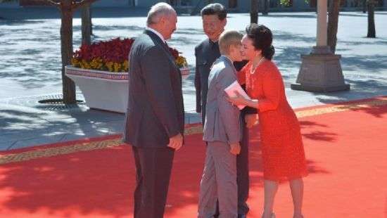 Лукашенко с сыном Колей приехали на форум в Пекине