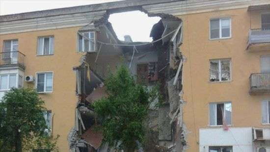 В Волгограде взрыв газа разнес 16 квартир жилого дома