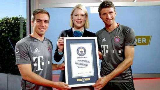 «Бавария» попала в Книгу рекордов Гиннесса