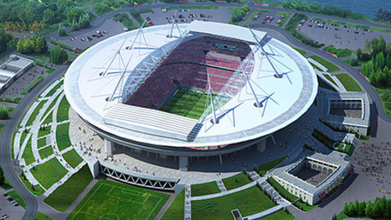 Российский стадион за миллиард долларов превращается в болото