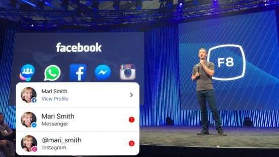 Facebook тестирует единое окно