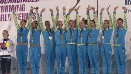 Украинские синхронистки выиграли пять медалей в Испании