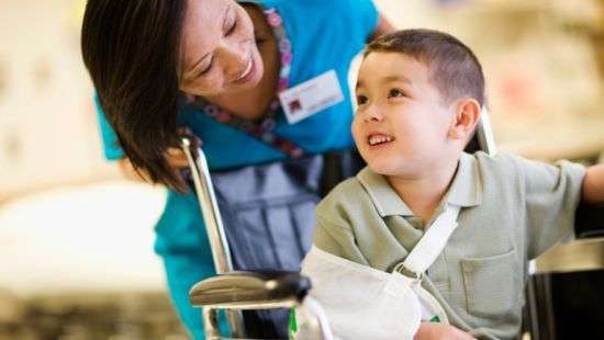 Вывих плеча у ребенка