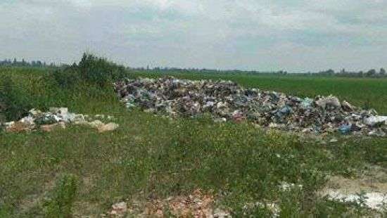 Львовский мусор продолжает гастролировать по Украине: 60 тонн сгрузили под Киевом