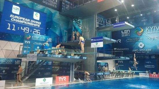 Украинцы снова завоевали серебро на ЧЕ по прыжкам в воду