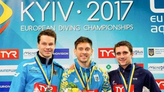 Украина заняла второе место в медальном зачете ЧЕ по прыжкам в воду