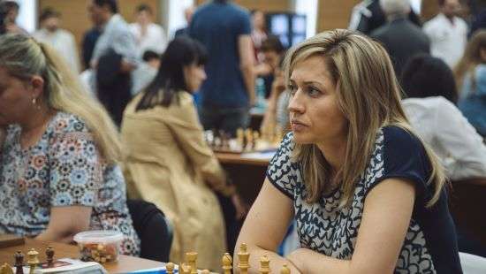 Сборные Украины провели матчи против Польши на ЧМ по шахматам