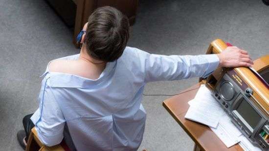 Обнародовано пикантное фото Савченко в Раде