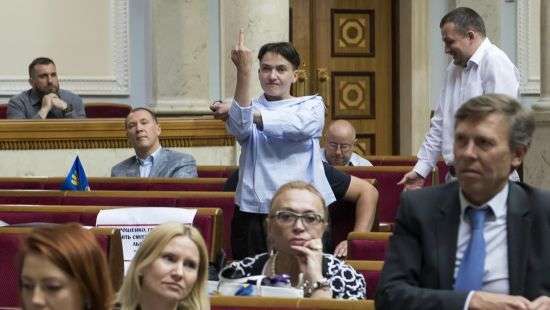 Савченко второй раз за день оконфузилась в Раде (фото)