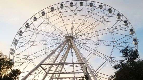 Обнародовано шокирующее видео падения матери с ребенком с колеса обозрения