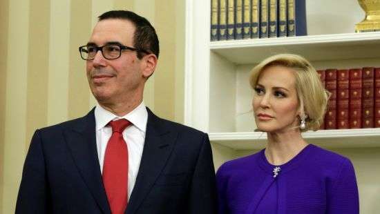 Министр финансов США Стивен Мнучин женится на актрисе