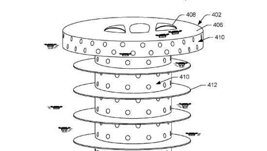 Amazon запатентовала парковки-ульи для дронов