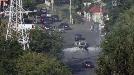 Обнародовано видео взрыва на Соломенке в Киеве