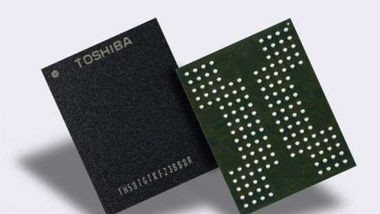 Toshiba анонсирует 96-слойную флеш-память