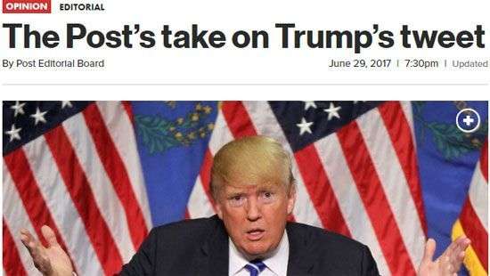 Известное издание выпустило статью о Трампе, уложившись в три слова